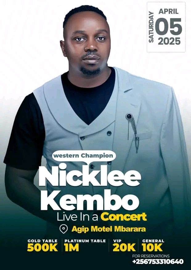 NICK LEE KEMBO ANNOUNCES CONCERT DATES FOR APRIL 2025