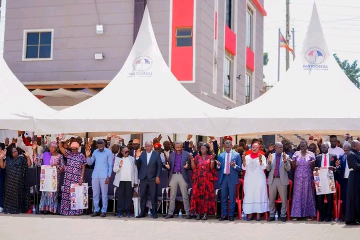 Prayer Gathering held at NUP headquarters Makerere