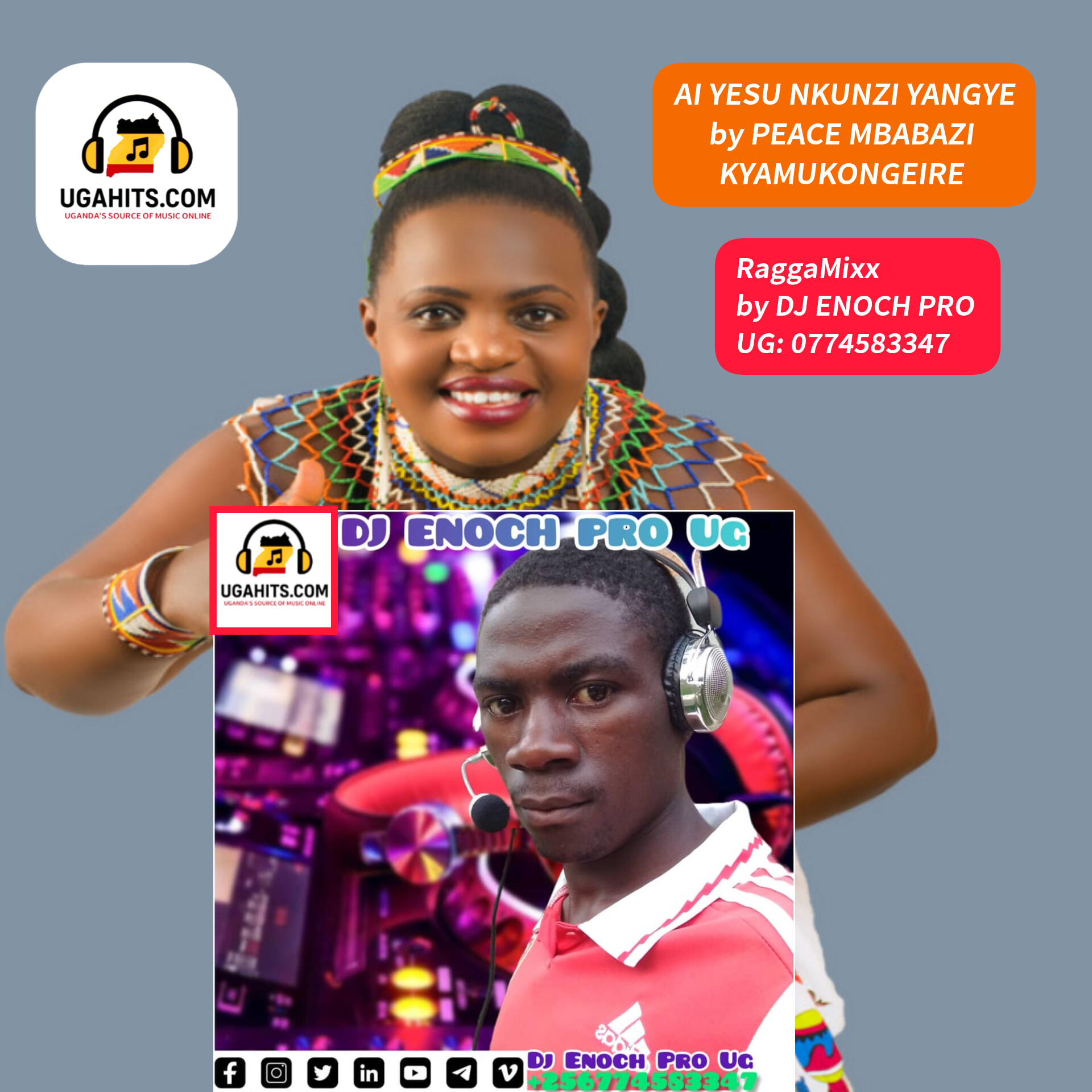 Ai Yesu Nkunzi Yangye by Peace Mbabazi [ RaggaMixx by Dj Enoch Pro].mp3